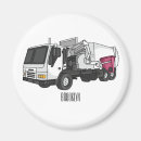 Search for trucks magnets Garbage truck
