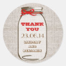Search for burlap mason jar stickers Thank you
