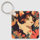 Search for for calico lovers key rings Cute