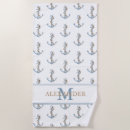 Search for vintage beach towels Anchor