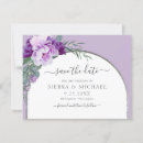 Search for purple silver save the dates Chic