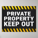 Search for keep out posters Private property