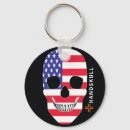 Search for flag skull key rings Usa