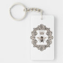 Search for vintage bee key rings Queen