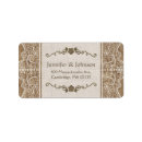 Search for western wedding return address labels Elegant