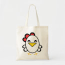 Search for chicken tote bags Cartoon