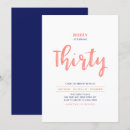Search for coral birthday invitations Simple