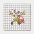 Search for christmas truck magnets Red
