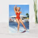 Search for water skiing cards Vintage