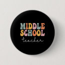 Search for middle school teacher badges Happy