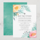 Search for tropical bar bat mitzvah invitations Summer