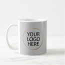 Search for your company logo mugs Black and white
