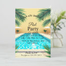 Search for luau housewarming invitations Trendy swimming pool water