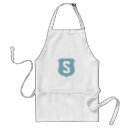 Search for cool monograms aprons Blue