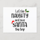 Search for naughty santa postcards Winter