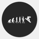 Search for snowboard evolution stickers Shred the mountain
