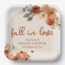 Search for fall in love plates Bridal shower