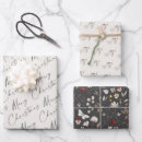 Search for script christmas wrapping paper Handwritten