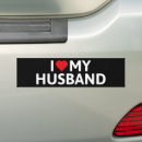 Search for husband wife bumper stickers Heart