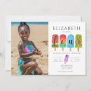 Search for two cool party invitations Watercolor