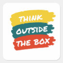 Search for think outside box stickers Thinking