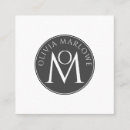 Search for monogram logo business cards Unique