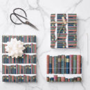Search for library wrapping paper bookish