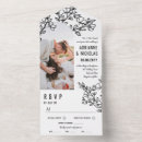 Search for branch wedding invitations Black and white
