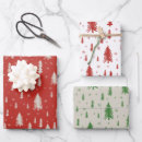 Search for green pine trees wrapping paper Simple