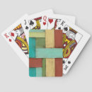 Search for abstract art playing cards Blue