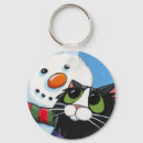 Search for snowman key rings Cat