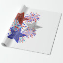 Search for america wrapping paper Red