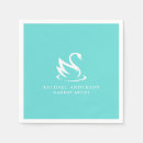 Search for white swans napkins For her