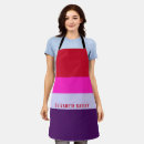 Search for purple striped aprons Pattern