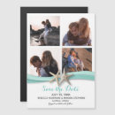Search for save the date beach magnets Aqua