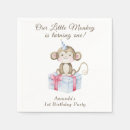 Search for monkey napkins Watercolor