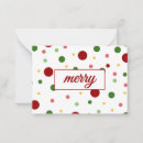 Search for polka dot christmas cards Whimsical