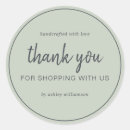 Search for customer appreciation thank you stickers Small business branding