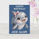 Search for dolphin birthday cards Adorable