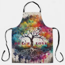 Search for peace aprons Colourful