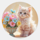 Search for tabby cat kitten stickers Animal