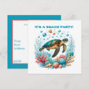 Search for sea turtle party invitations Cute
