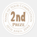 Search for prize stickers 2nd place