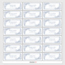 Search for navy blue white stickers Guest names