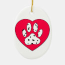 Search for dalmatian christmas tree decorations Red