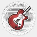 Search for red guitar stickers Band