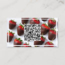 Search for chocolate covered strawberries business cards Sweets