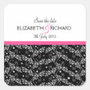 Search for floral save the date stickers Black and white