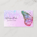 Search for butterfly design business cards Purple