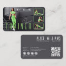 Search for fitness trainer business cards Trendy